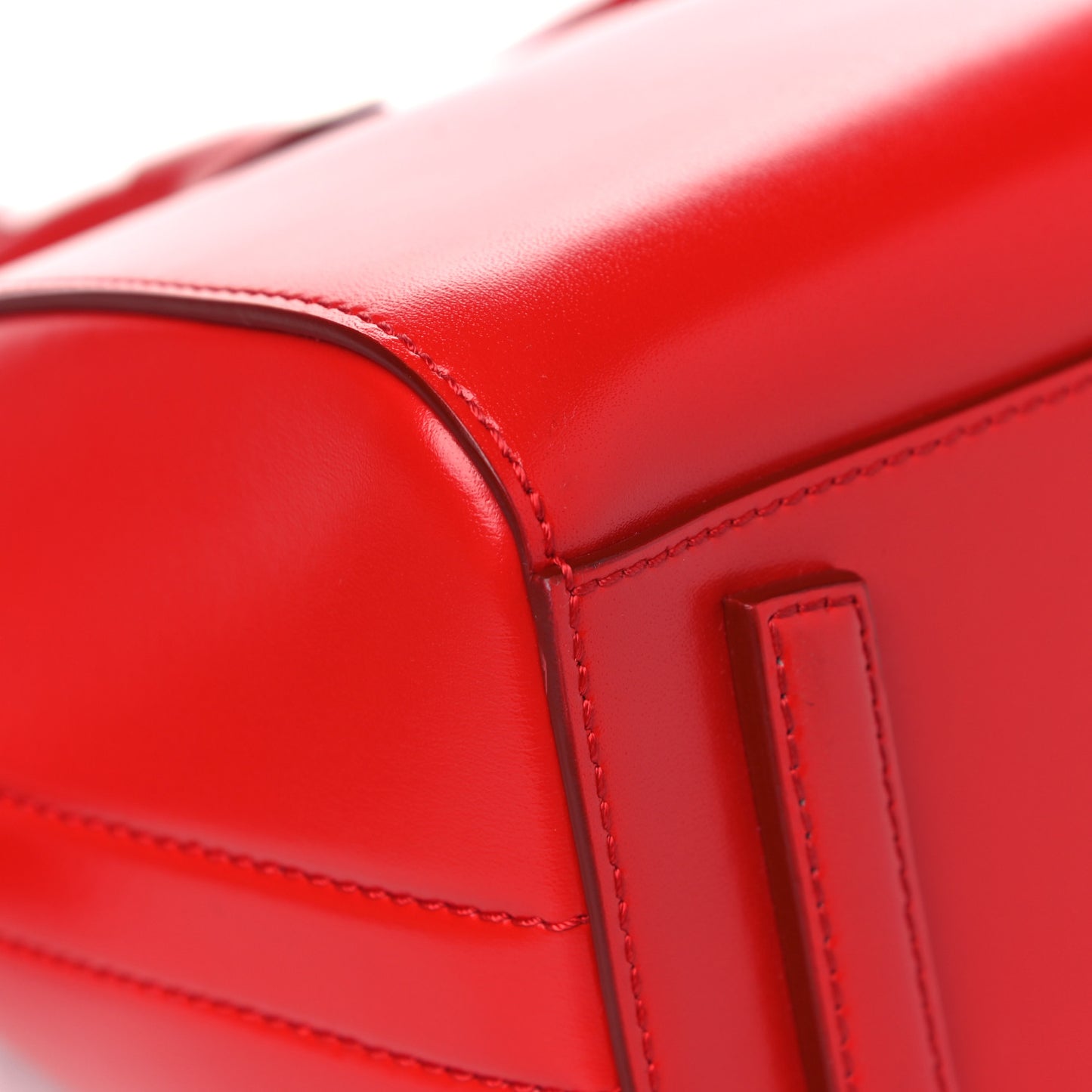 Shiny Lord Calfskin Mini Antigona Red