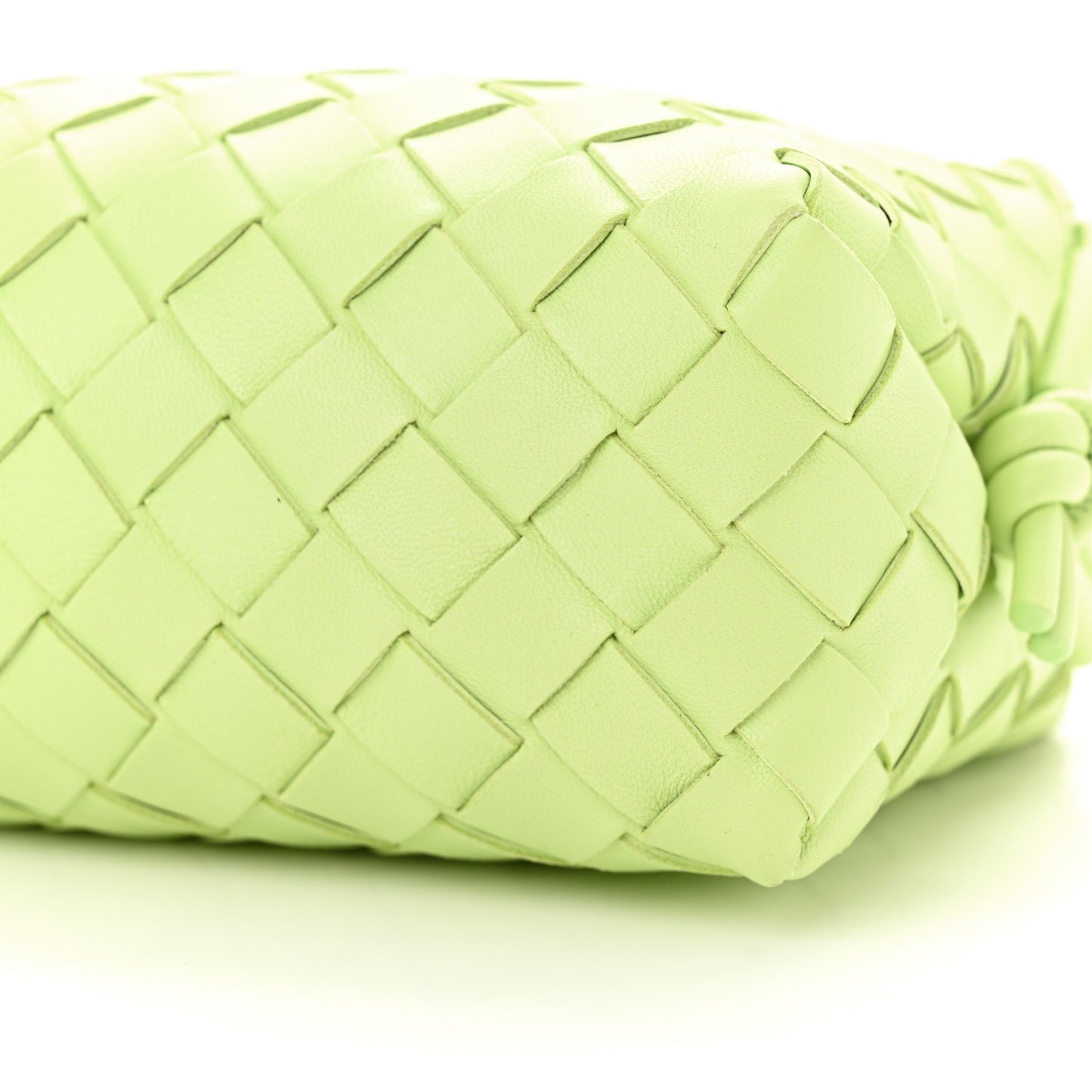 Nappa Intrecciato Mini Loop Camera Bag Fennel
