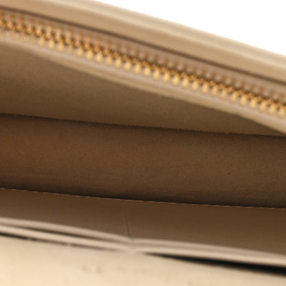 Christian Dior Calfskin Printed Dior In Lights Lady Dior 2-In-1 Pouch Latte Multicolor 5 of 10