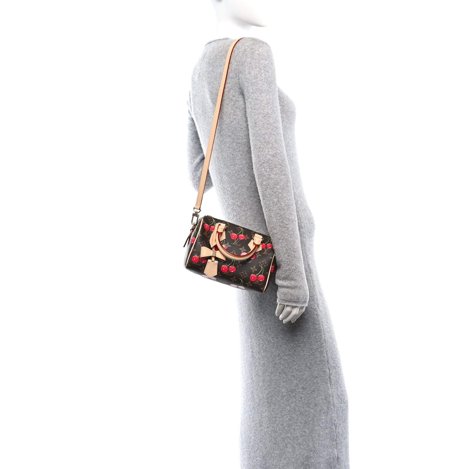 Louis Vuitton LV X TM Monogram Cerises Speedy Bandouliere 20 3 of 9