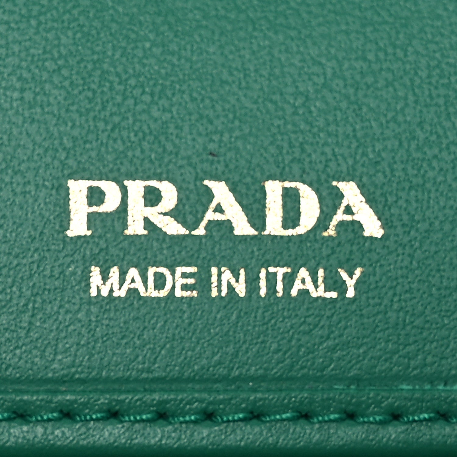 Prada Saffiano Small Triangle Wallet Mango 8 of 9