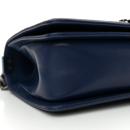 Chanel Lambskin Tile Medium Mosaic Boy Flap Navy Multicolor 9 of 12