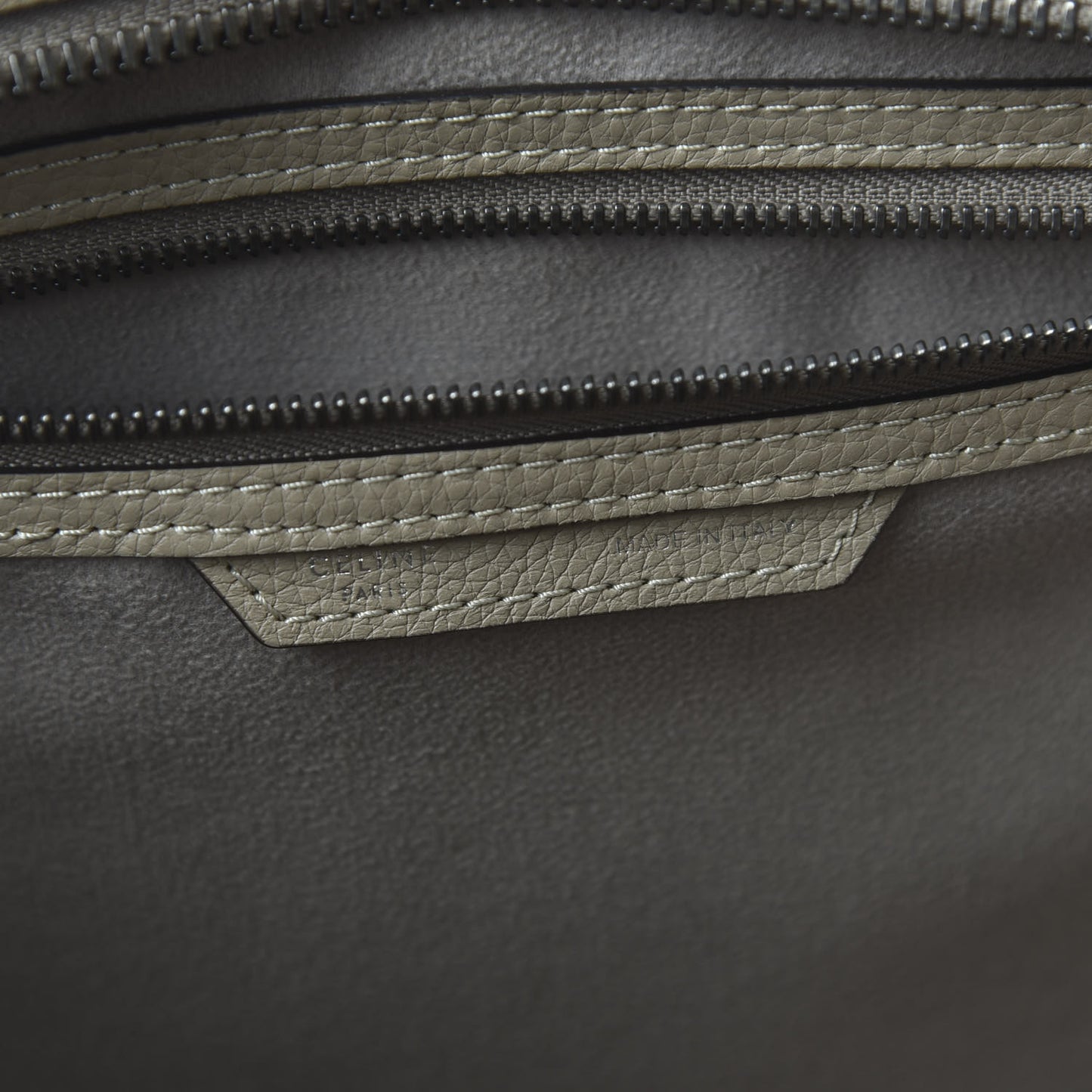 Drummed Calfskin Mini Luggage Dune