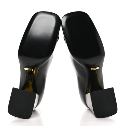 Gucci Malaga Kid Horsebit 75mm Pumps 37 Black 6 of 9