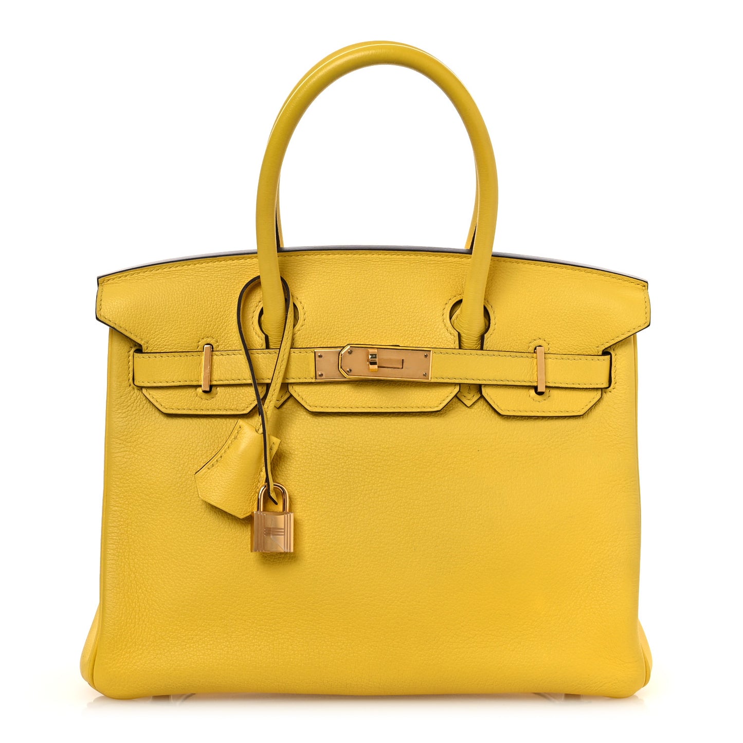 Taurillon Novillo Birkin 30 Jaune De Naples