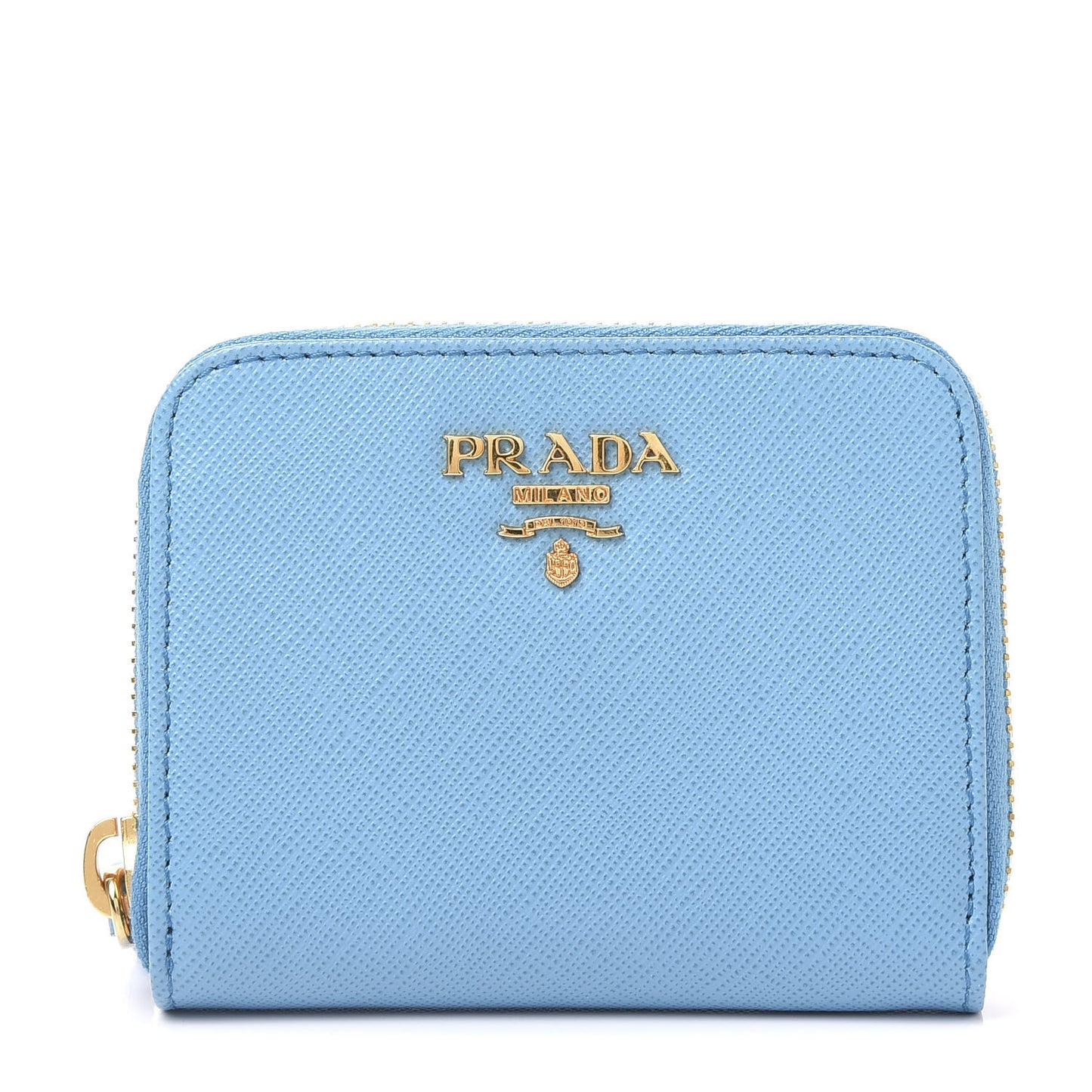Saffiano Metal Zip Coin Purse Voyage