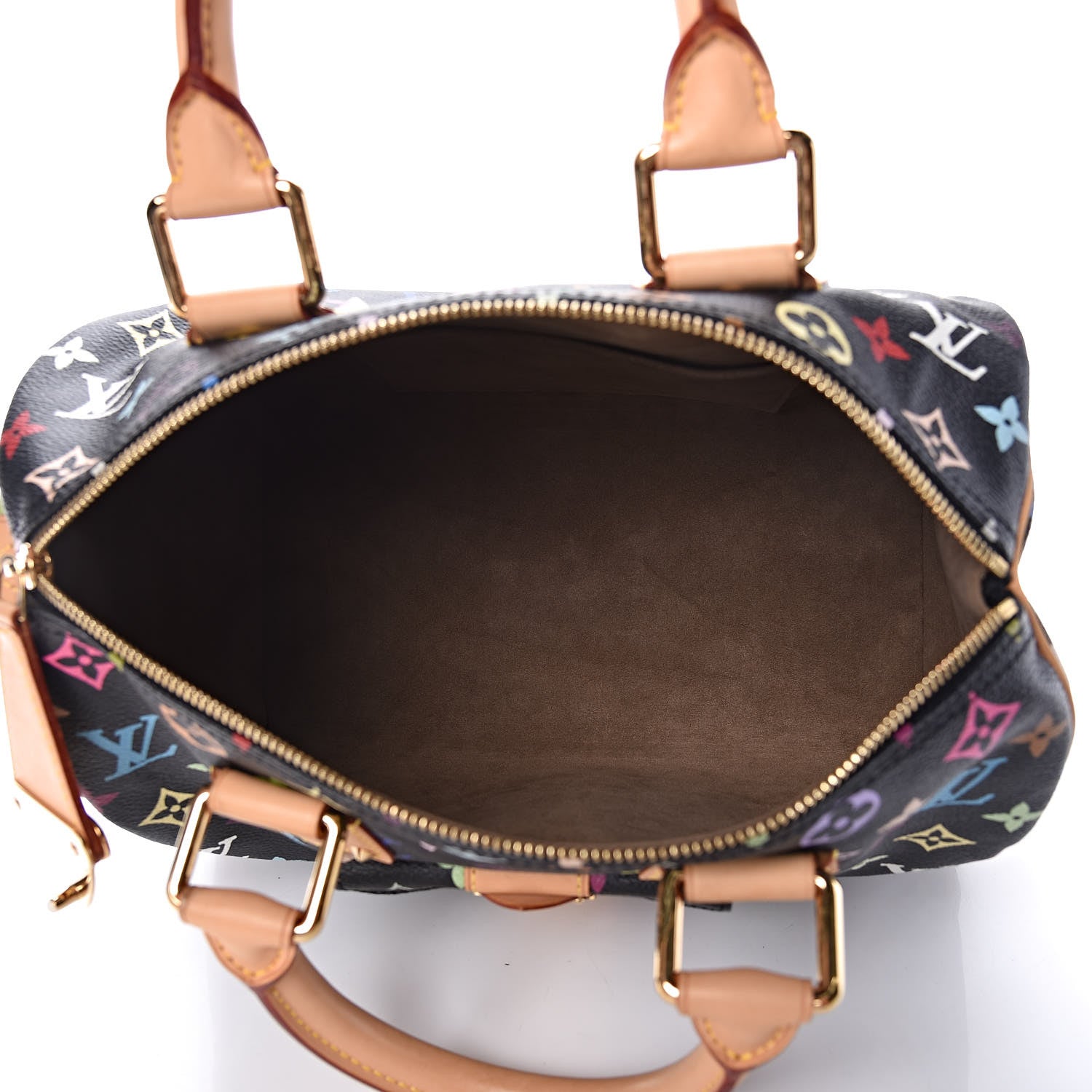 Louis Vuitton Monogram Multicolor Speedy 30 Black 5 of 9