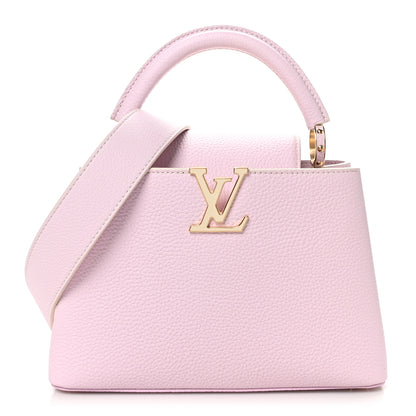 Louis Vuitton Taurillon MiniMe Capucines BB Guimauve Powder White 1 of 10