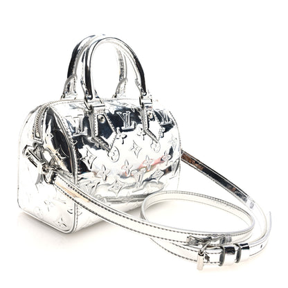 Louis Vuitton Monogram Miroir Speedy Bandouliere 20 Silver 3 of 9
