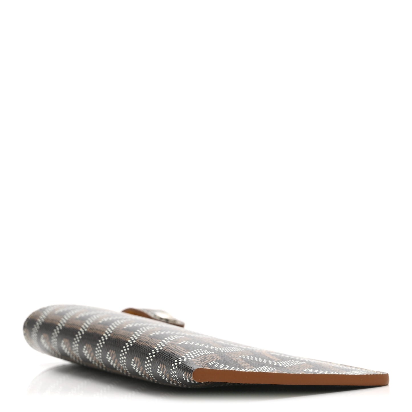 Goyardine Montmartre Glasses Case Black Gold