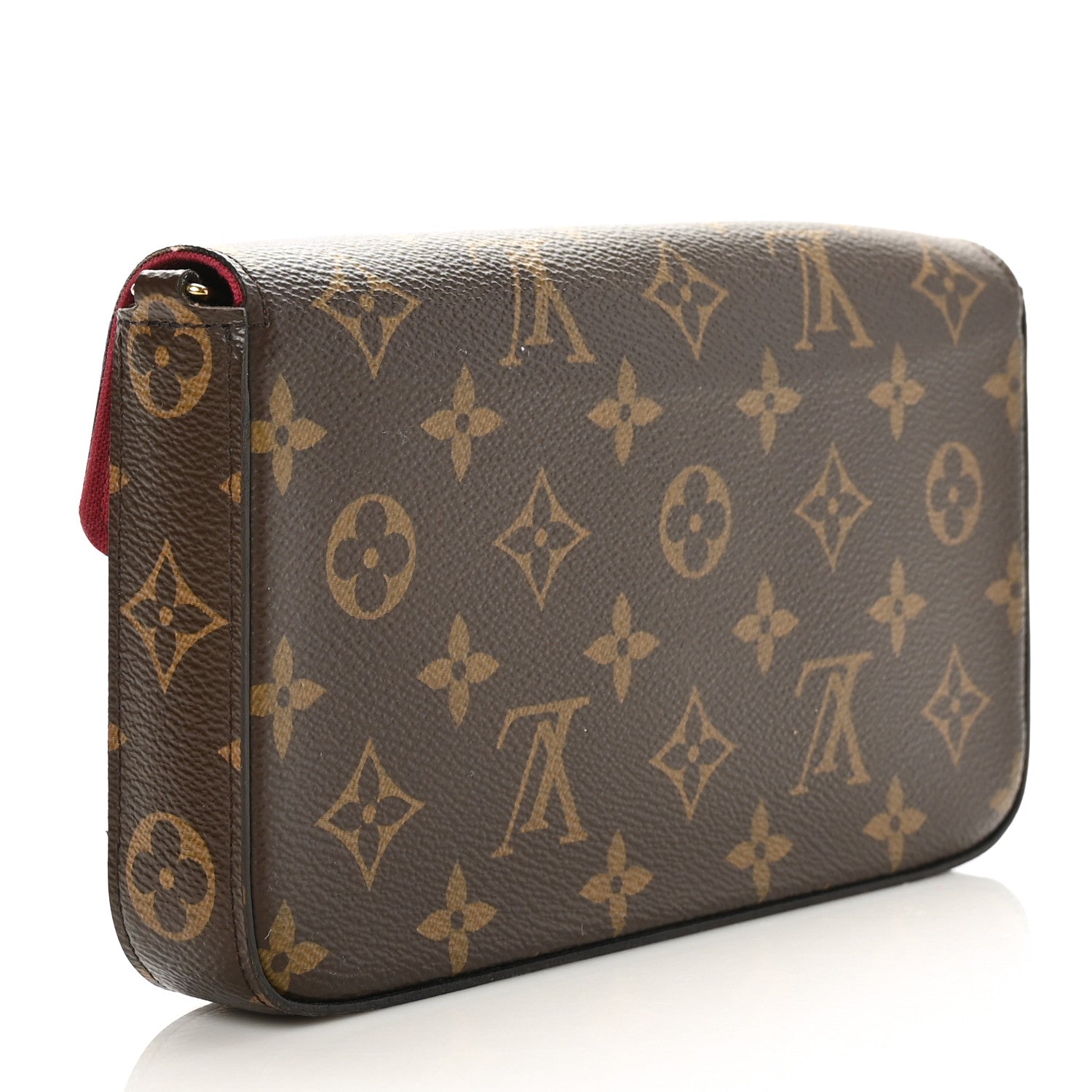 Louis Vuitton Monogram Pochette Felicie Chain Wallet Fuchsia 2 of 6