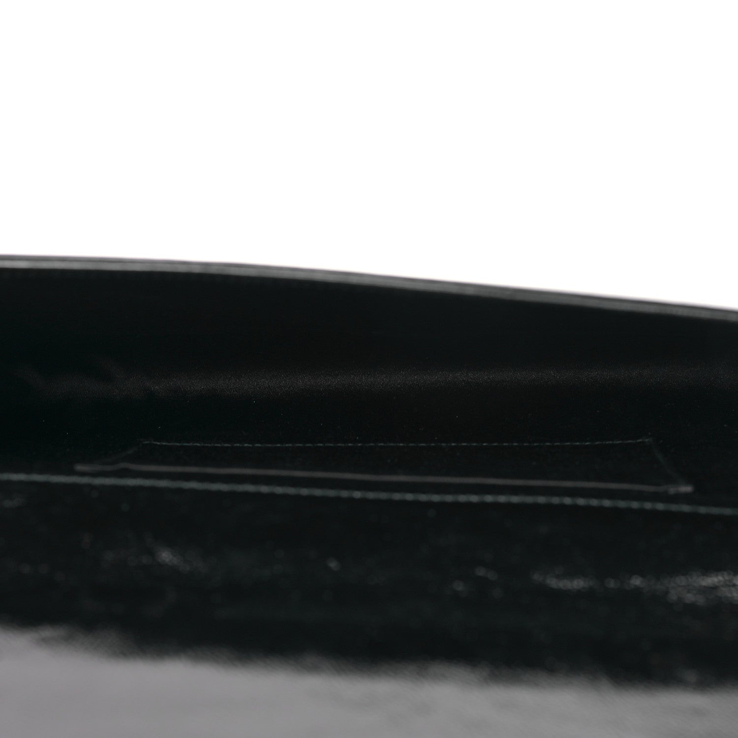Saint Laurent Textured Patent Monogram Large Belle De Jour Clutch Black 5 of 8