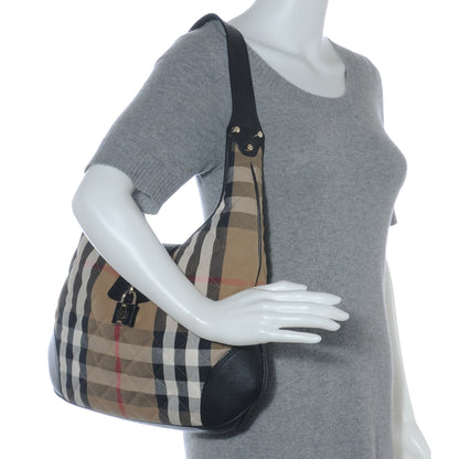 Burberry House Check Quilted Brook Hobo 2 of 8