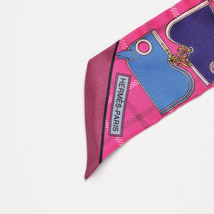 Hermes Silk Camails Twilly Scarf 4 of 5