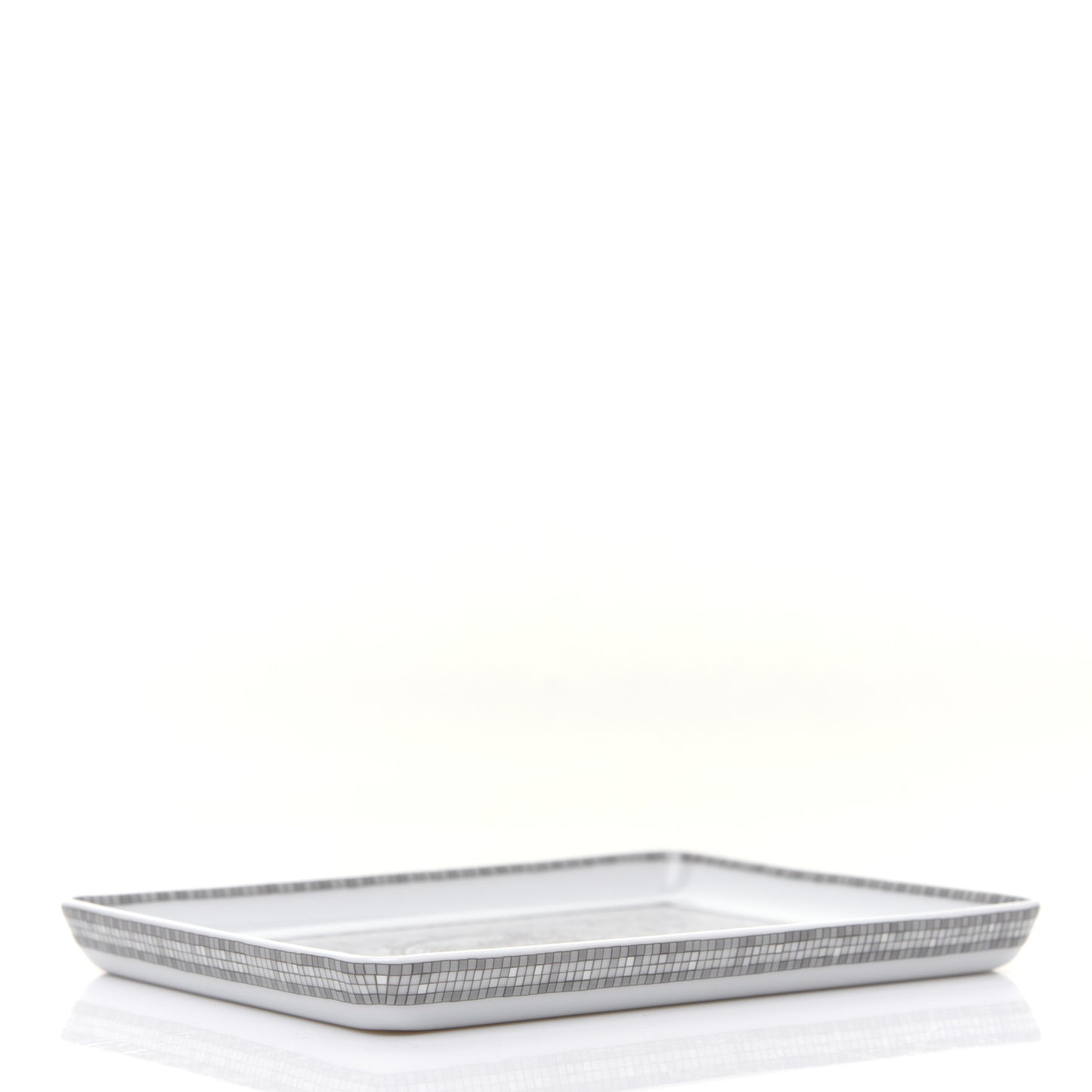 Porcelain Mosaique Au 24 Sushi Plate Platine