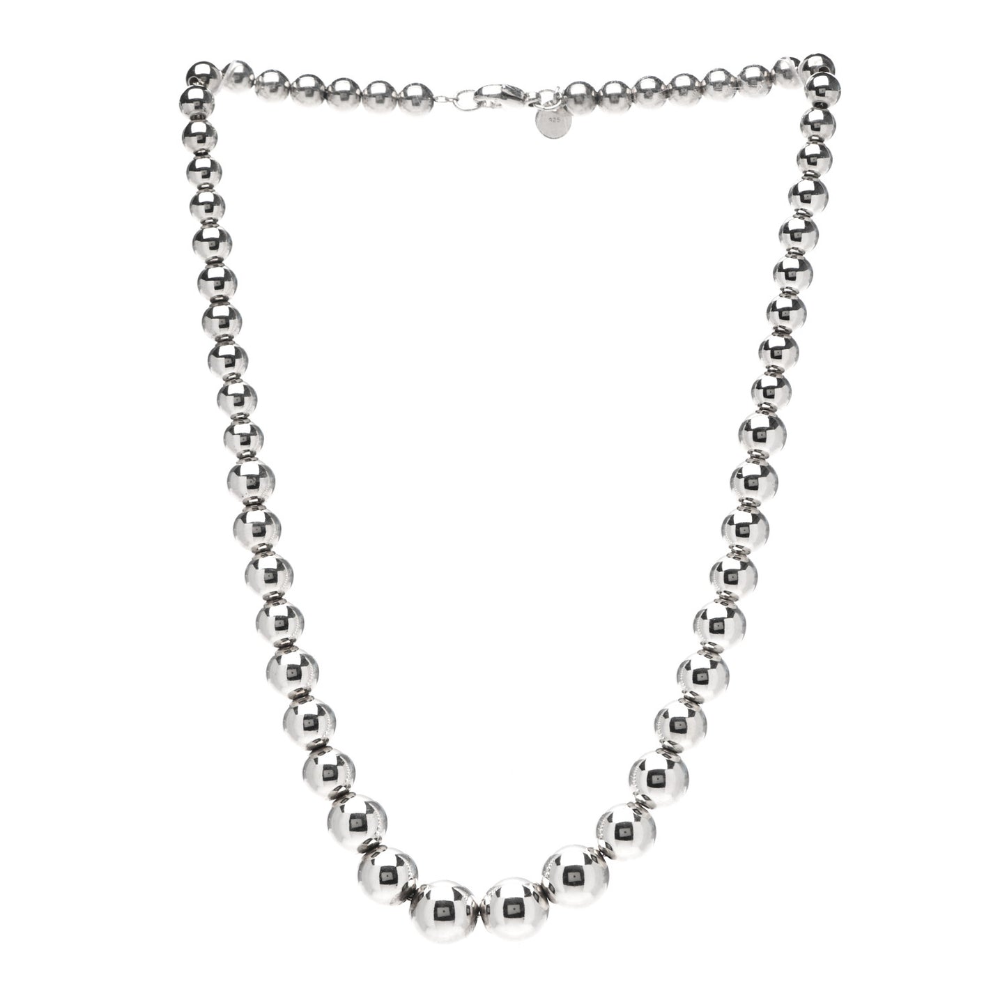Sterling Silver HardWear Graduated Ball Necklace