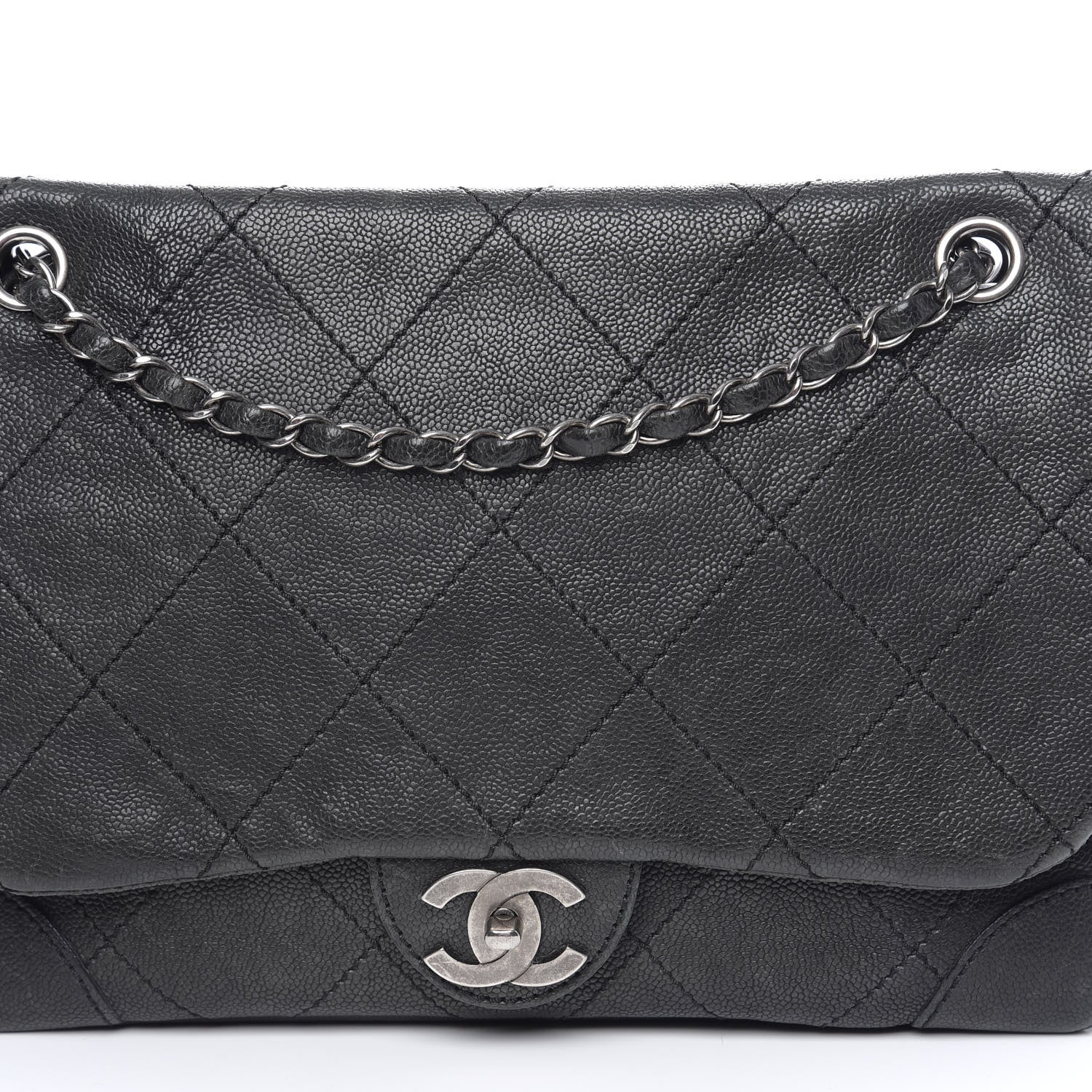 Chanel Caviar Outdoor Flap Black 9 of 9