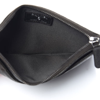 Chanel Caviar Quilted Classic Zip Pouch Dark Green 5 of 8