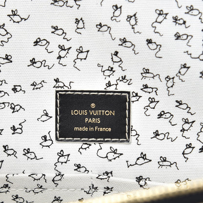 Louis Vuitton Calfskin Catogram Alma Souple MM Black 7 of 9
