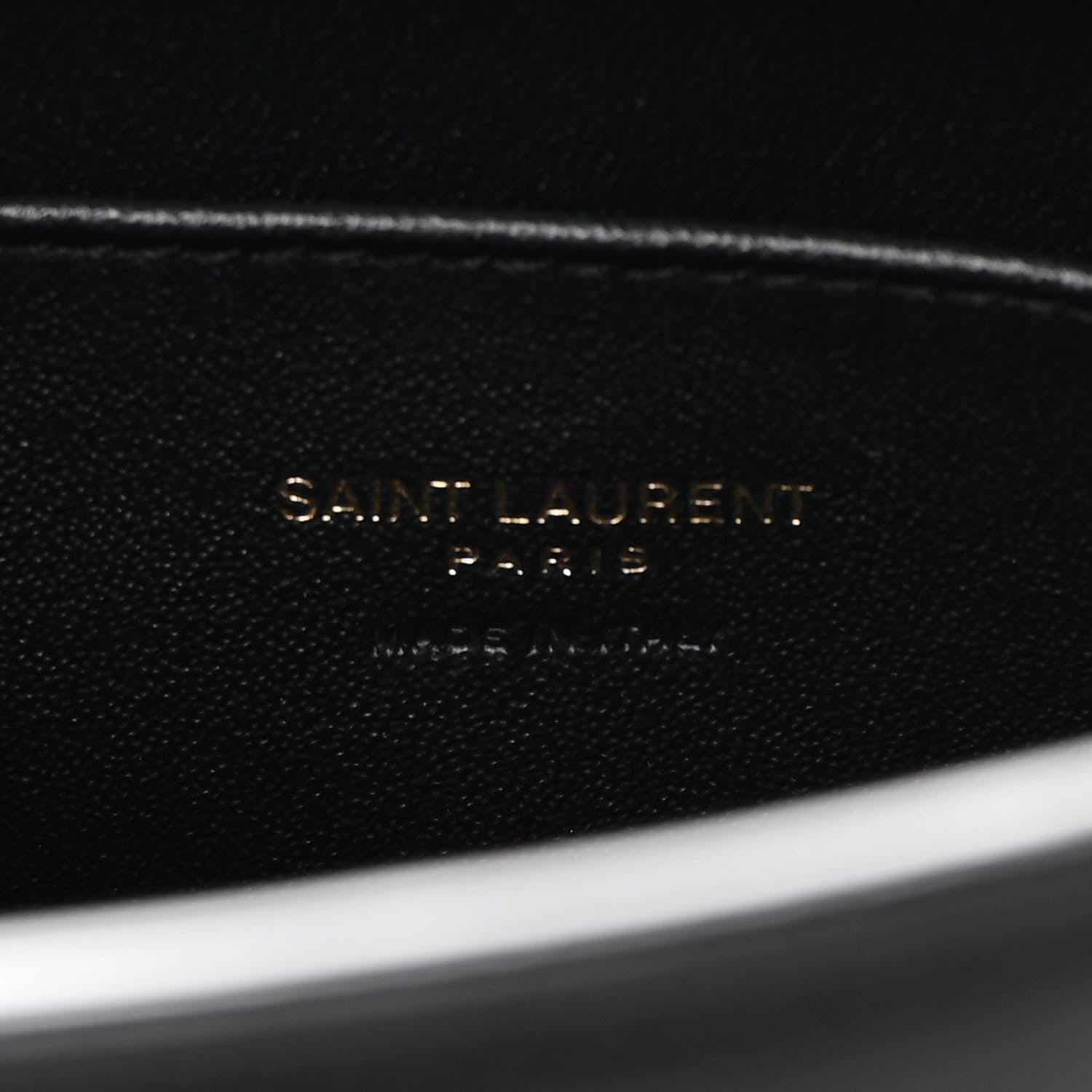 Saint Laurent Calfskin Monogram Baby Cabas Black 6 of 8