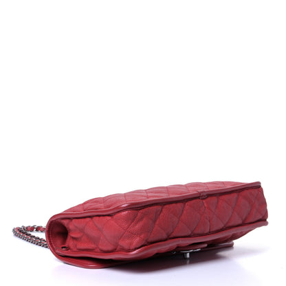 Chanel Caviar Quilted Medium French Riviera Flap Red 4 of 5
