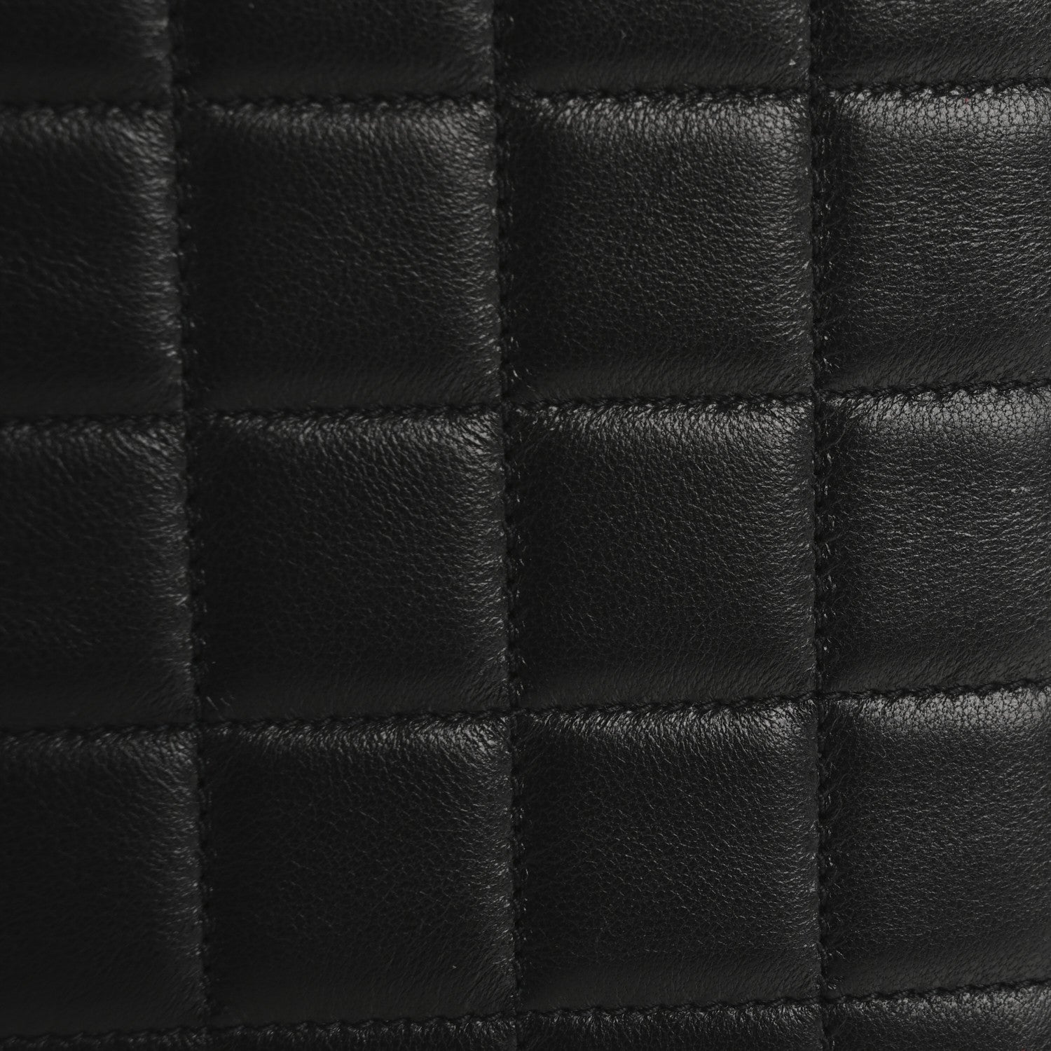 Saint Laurent Calfskin Quilted Zipped Pouch Black 9 of 10
