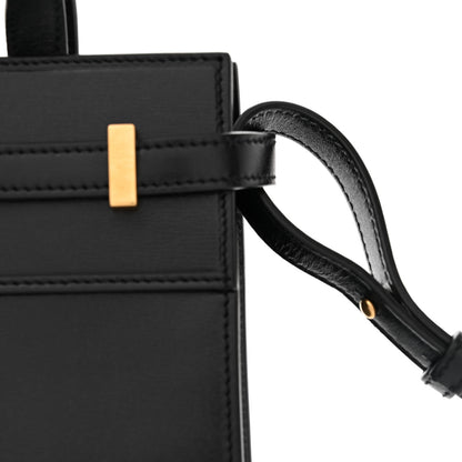 Saint Laurent Smooth Calfskin Manhattan Nano Shopper Tote Black 11 of 14