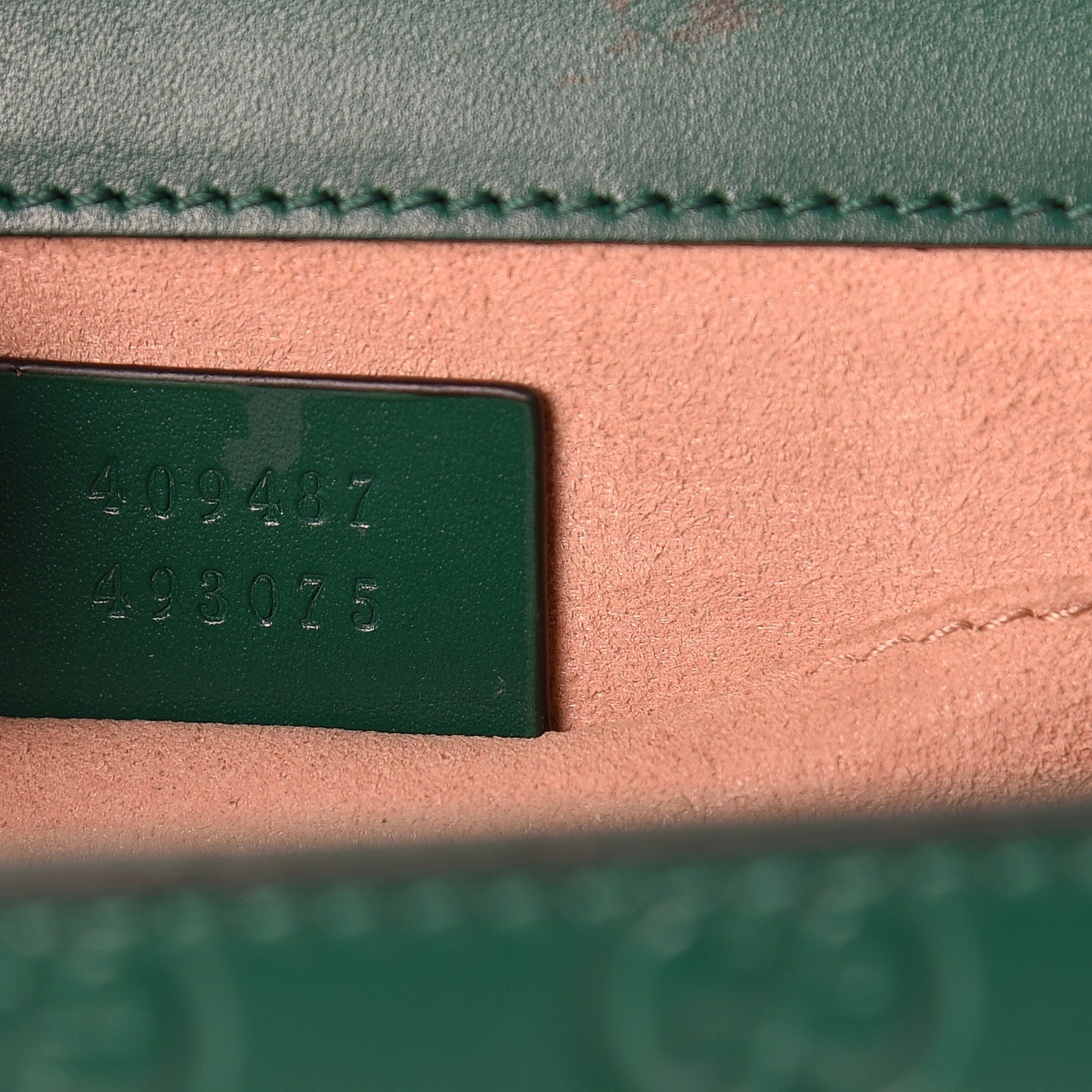 Guccissima Small Padlock Shoulder Bag Emerald