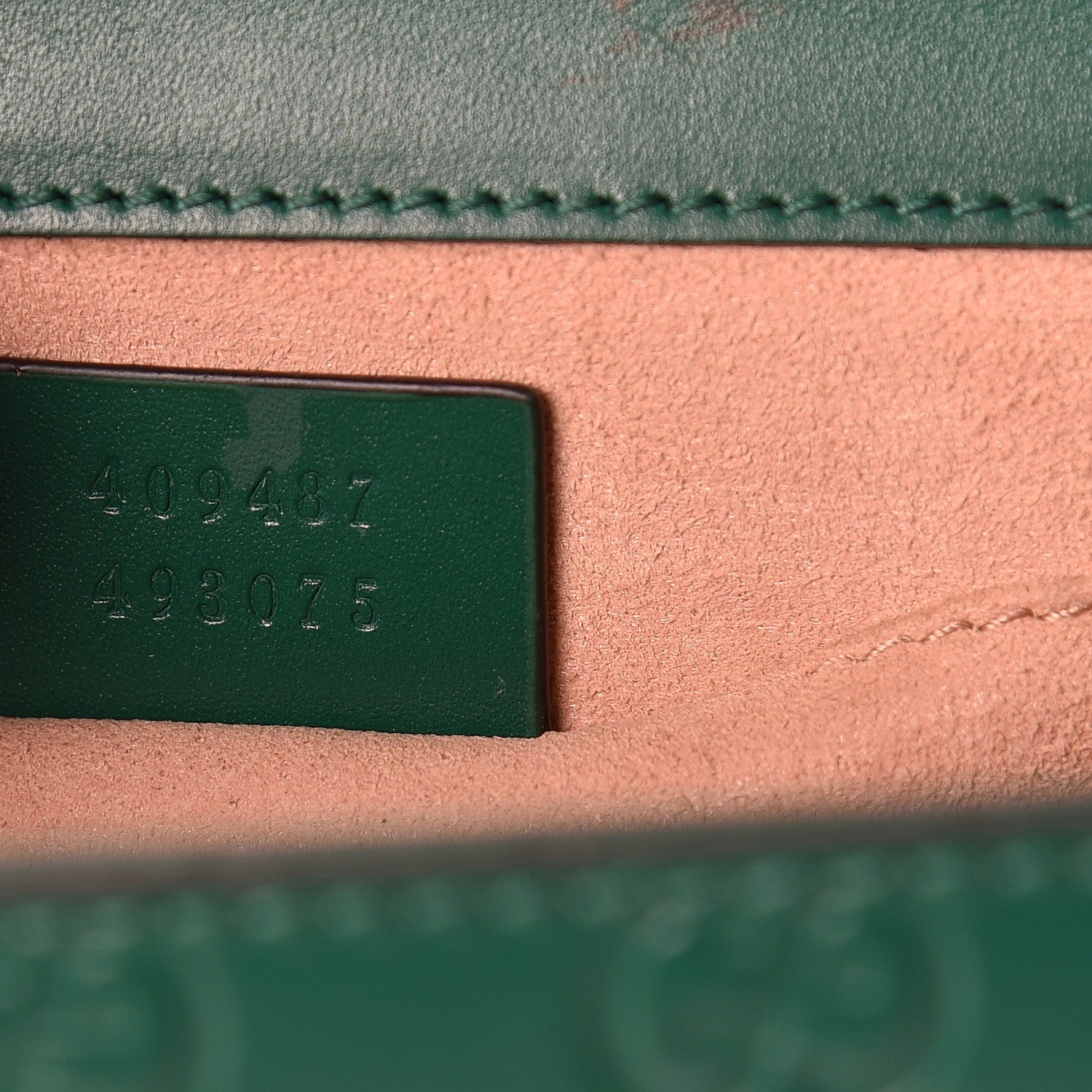 Gucci Guccissima Small Padlock Shoulder Bag Emerald 7 of 10