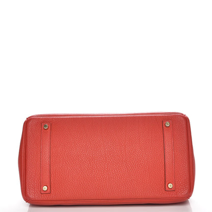 Hermes Togo Birkin 35 Rouge Casaque 5 of 25