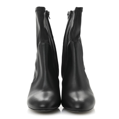 Louis Vuitton Calfskin Uniformes Silhouette Ankle Boots 37.5 Black 3 of 9