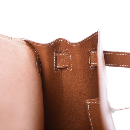 Hermes Epsom Kelly Sellier 28 Gold 17 of 37