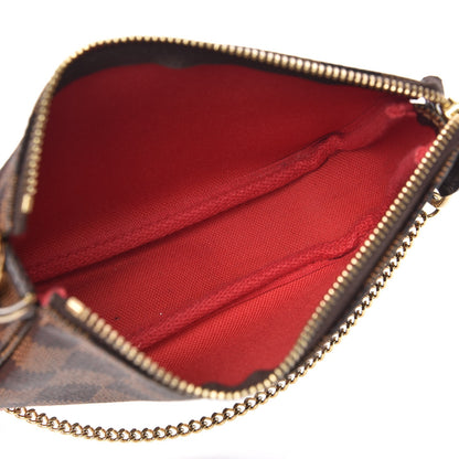 Louis Vuitton Damier Ebene Mini Pochette Accessories 6 of 8