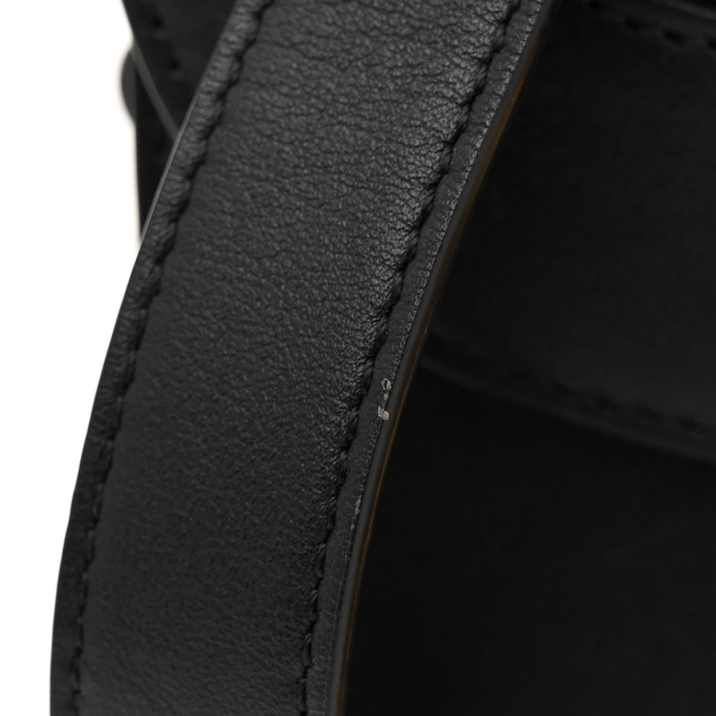 Smooth Calfskin Supervee Shoulder Bag Black