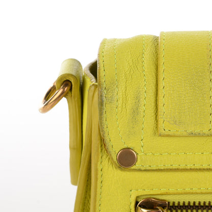 Proenza Schouler Lambskin PS1 Pouch Messenger Lemon 2 of 12