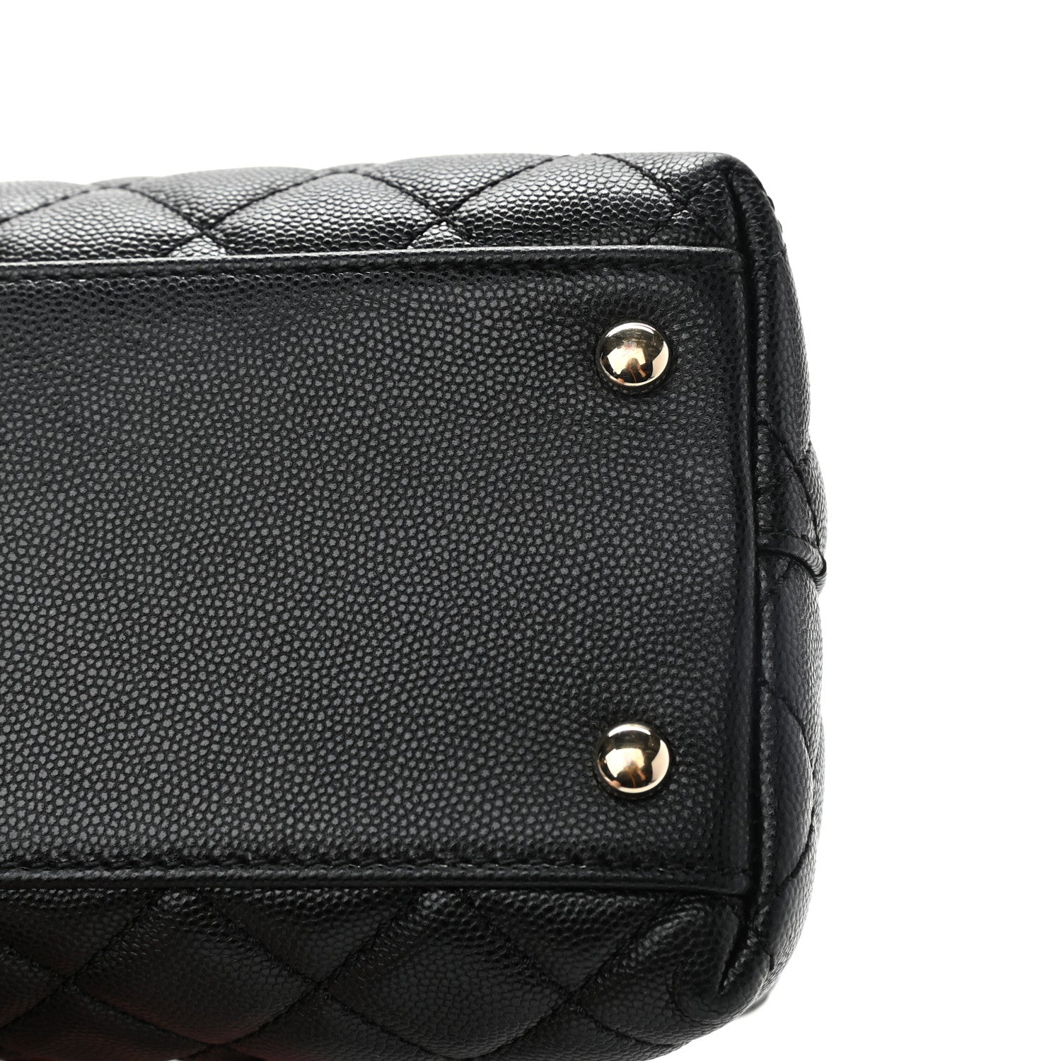 Chanel Caviar Quilted Medium Coco Handle Flap Black 10 of 10