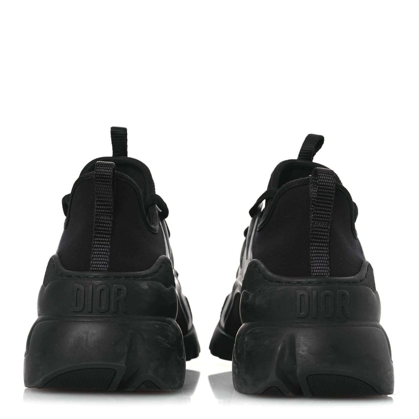 Neoprene Rubber Womens D-Connect Sneakers 37.5 Black