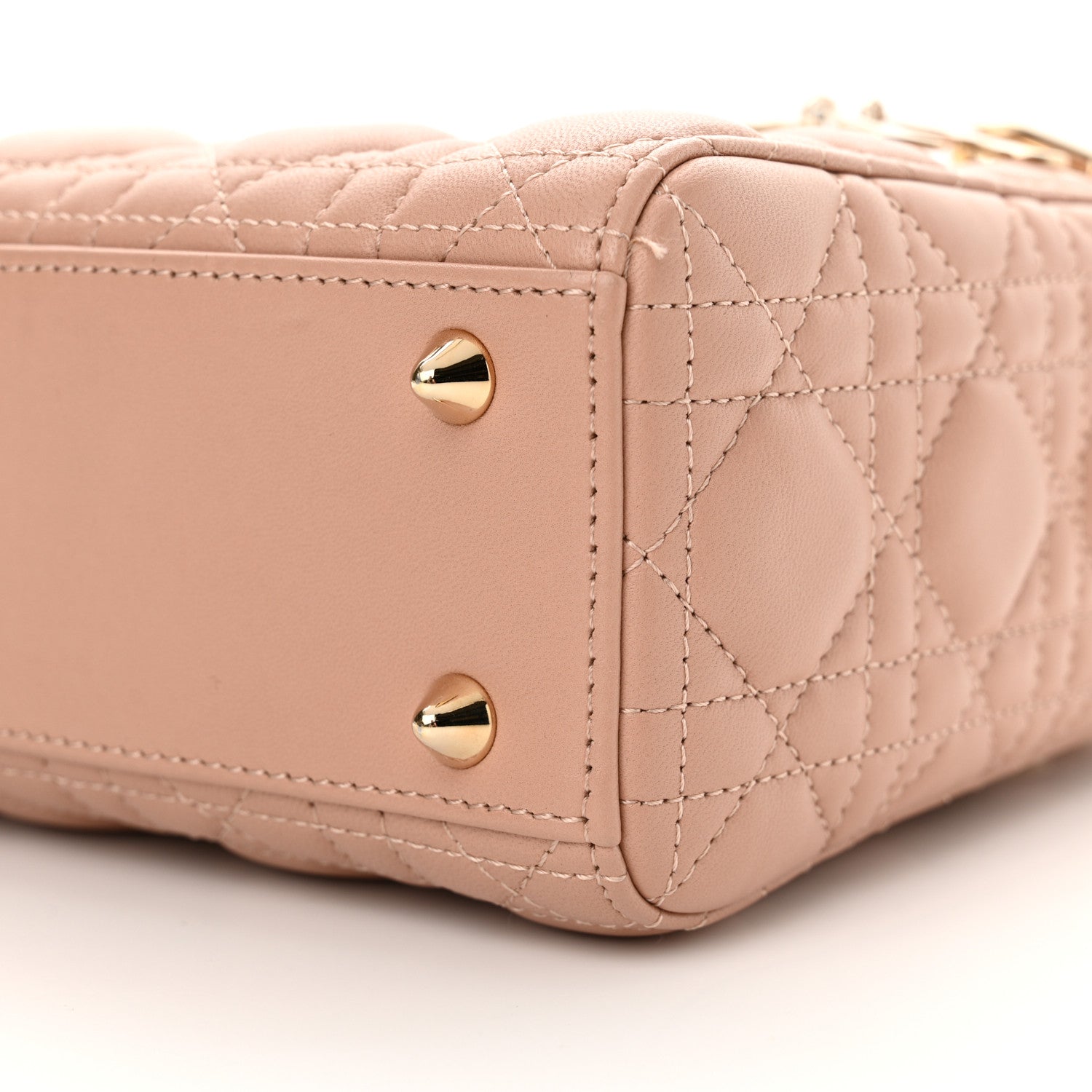 Christian Dior Lambskin Cannage Small My ABC Dior Lady Dior Rose Des Vents 10 of 11