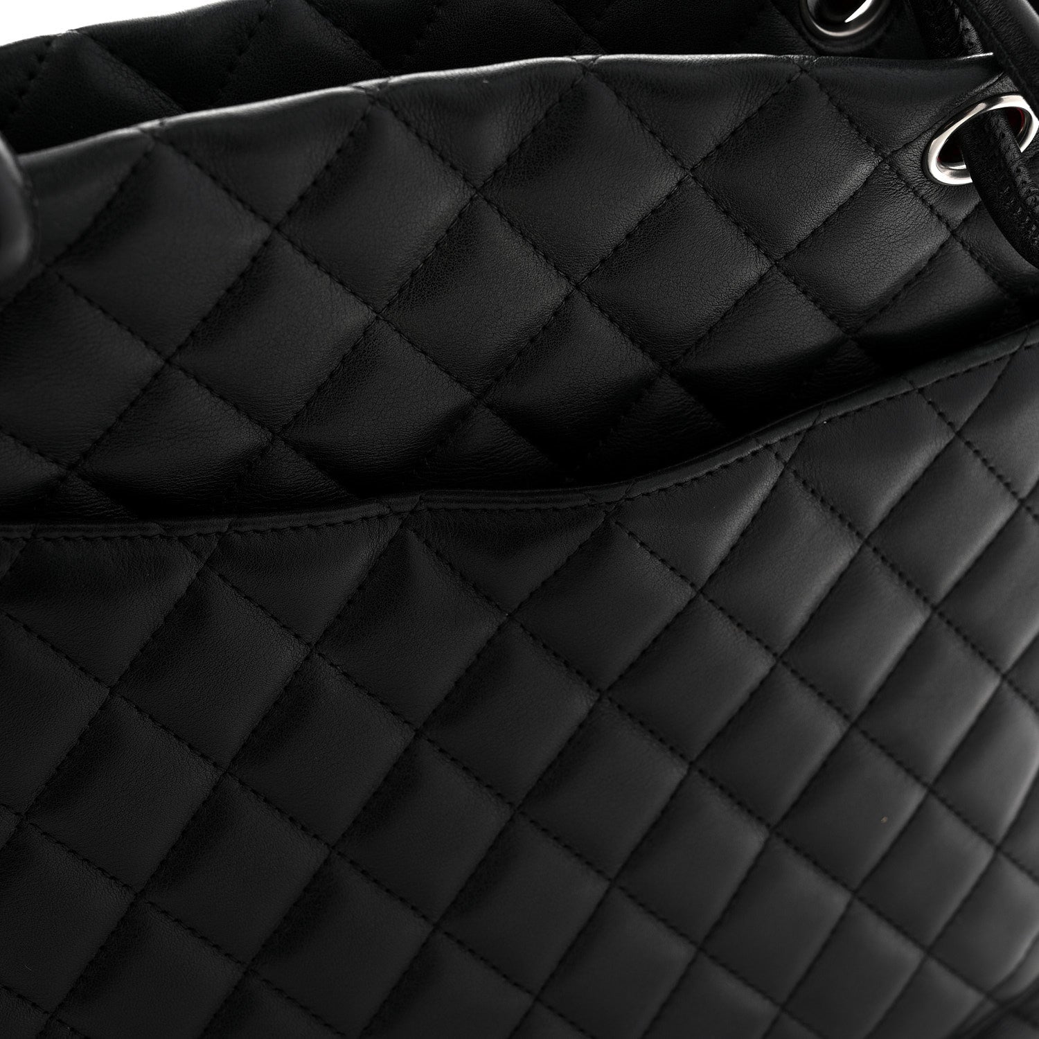 Chanel Calfskin Quilted Large Cambon Tote Black 14 of 14