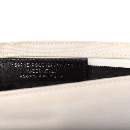 Balenciaga Cotton Canvas Logo Documents Case White 9 of 10