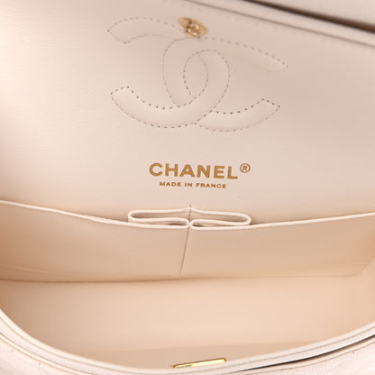 Chanel Caviar Quilted Small Double Flap White 6 of 10