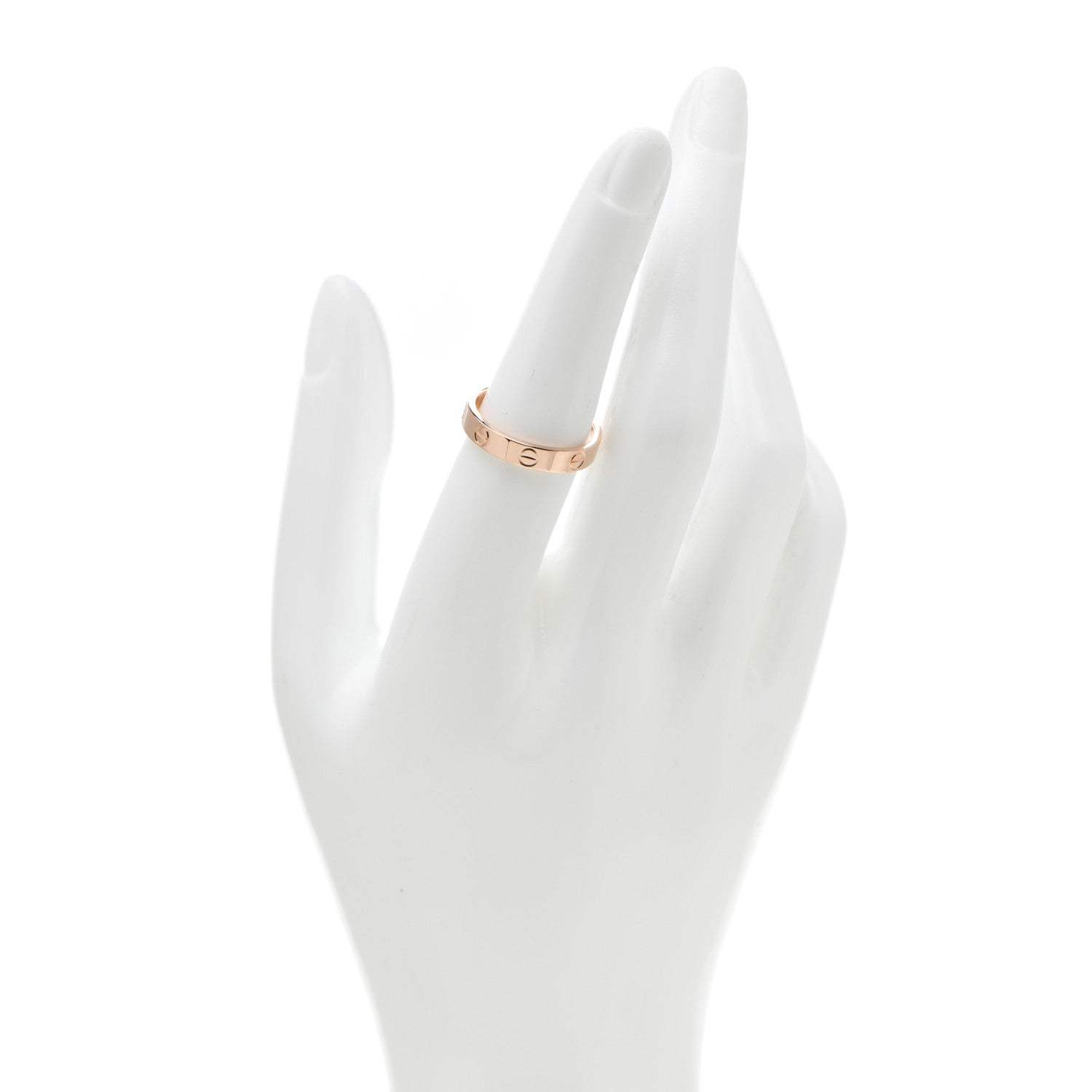 Cartier 18K Pink Gold 3.5mm LOVE Wedding Band Ring 54 7 2 of 4