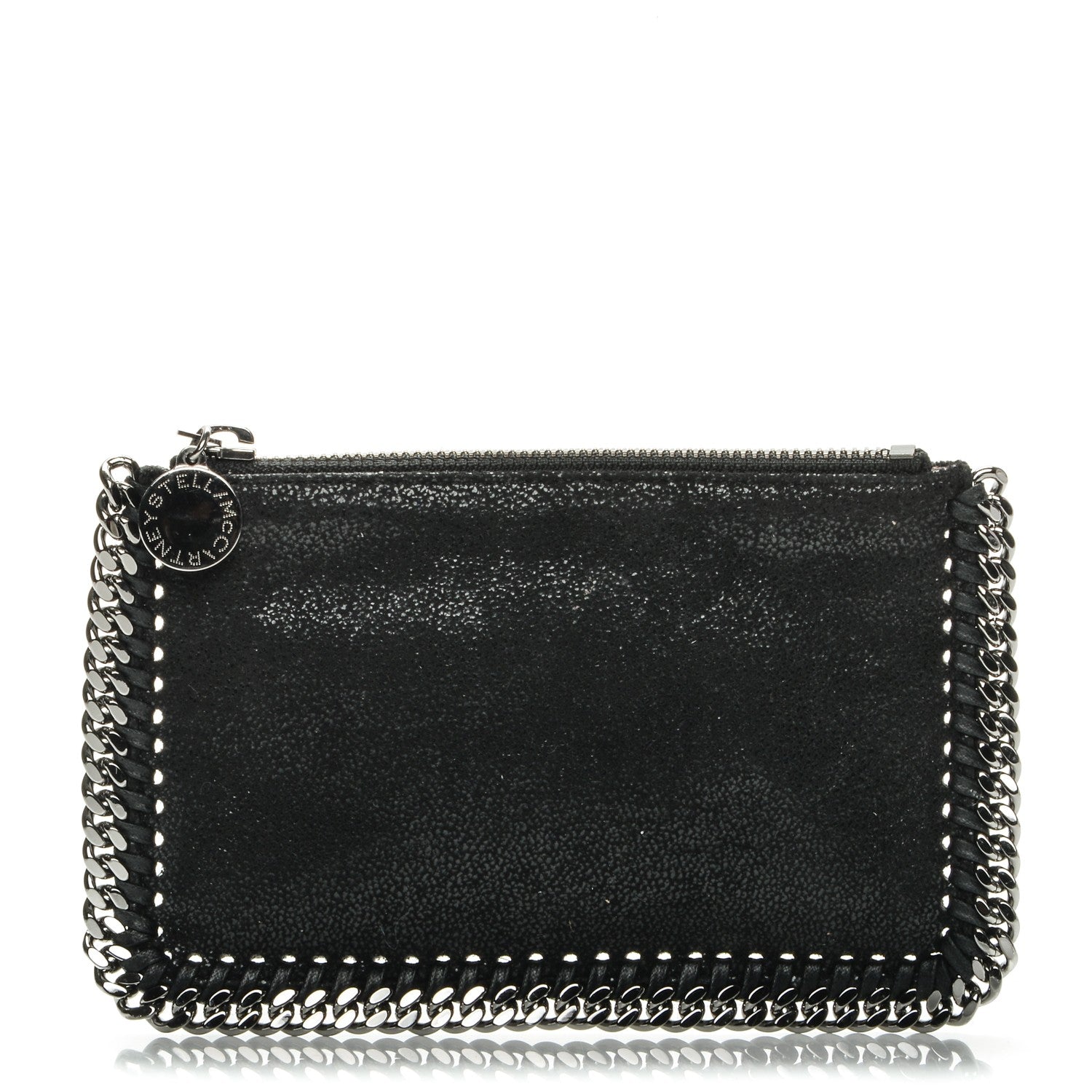 Stella McCartney Shaggy Deer Falabella Coin Purse Black 1 of 10