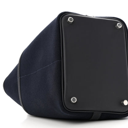 Hermes Toile Goeland Swift Cargo Picotin Lock 18 Bleu Nuit 9 of 10