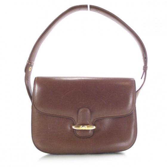 Leather Shoulder Bag Brown