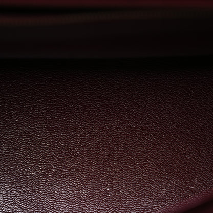 Hermes Shiny Porosus Crocodile Kelly Sellier 32 Rouge H 5 of 16