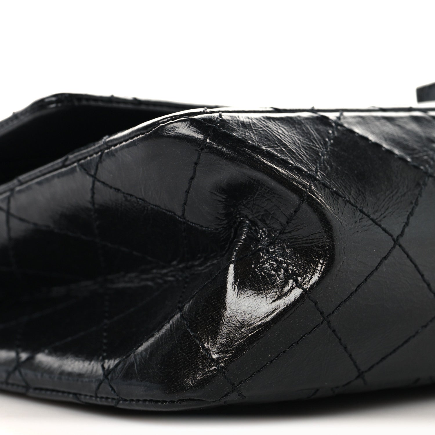 Chanel Glazed Calfskin Quilted 2.55 Reissue 226 Flap So Black 9 of 11