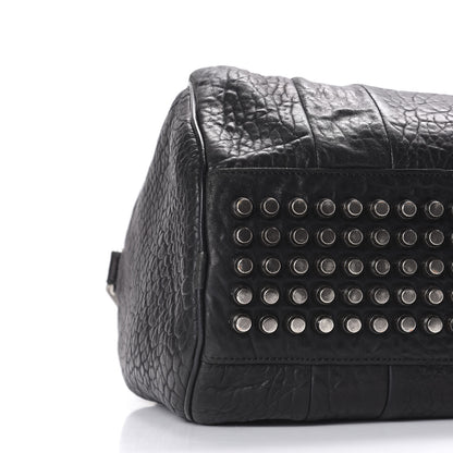 Alexander Wang Pebbled Lambskin Rocco Black Silver Hardware 6 of 8