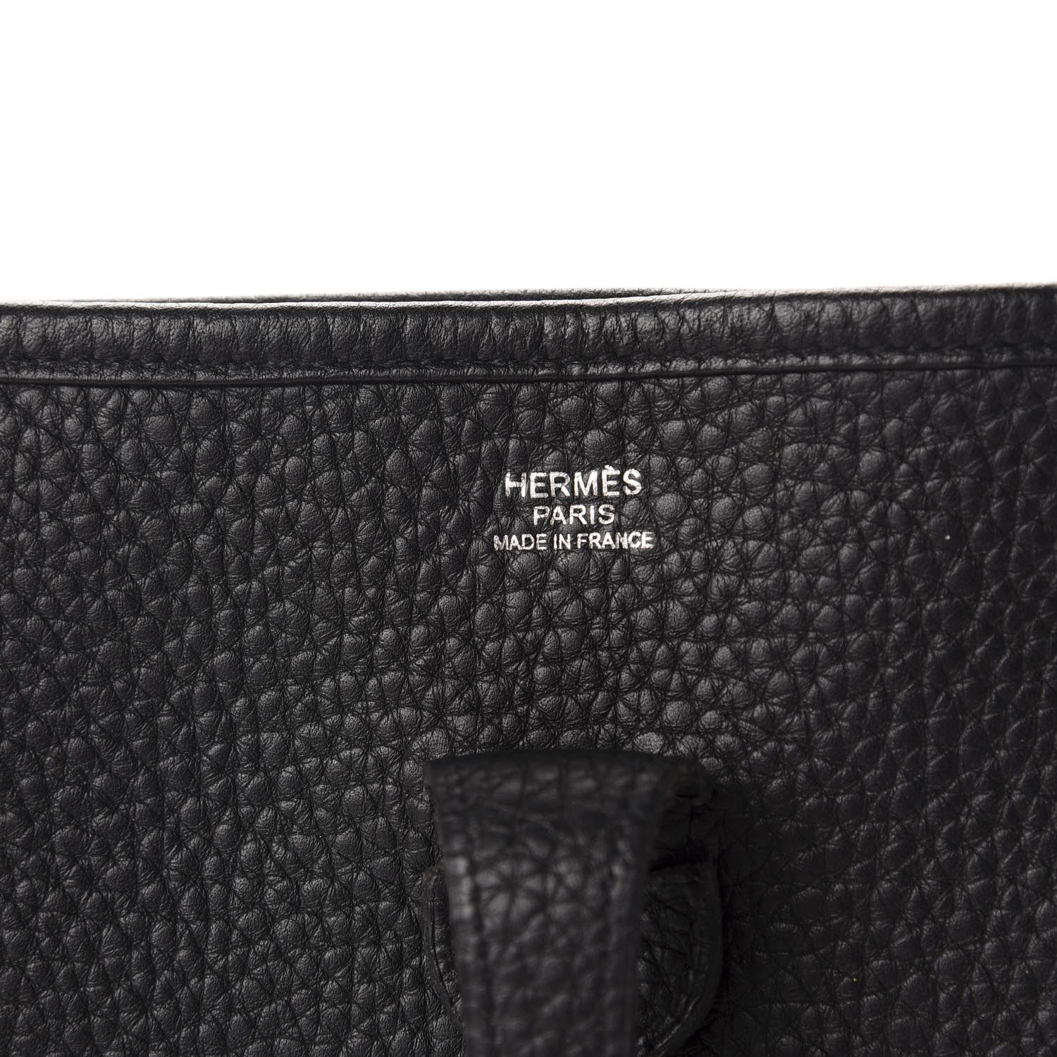 Hermes Taurillon Clemence Evelyne III PM Black 9 of 12