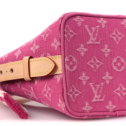 Louis Vuitton Monogram Denim All In BB Fuchsia 8 of 9